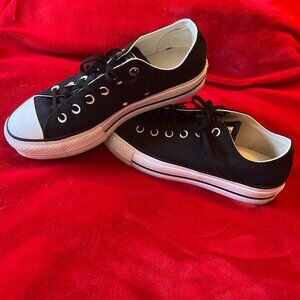 Chuck Taylor All Star Lift Platform Canvas lowtop black size W9/UK40